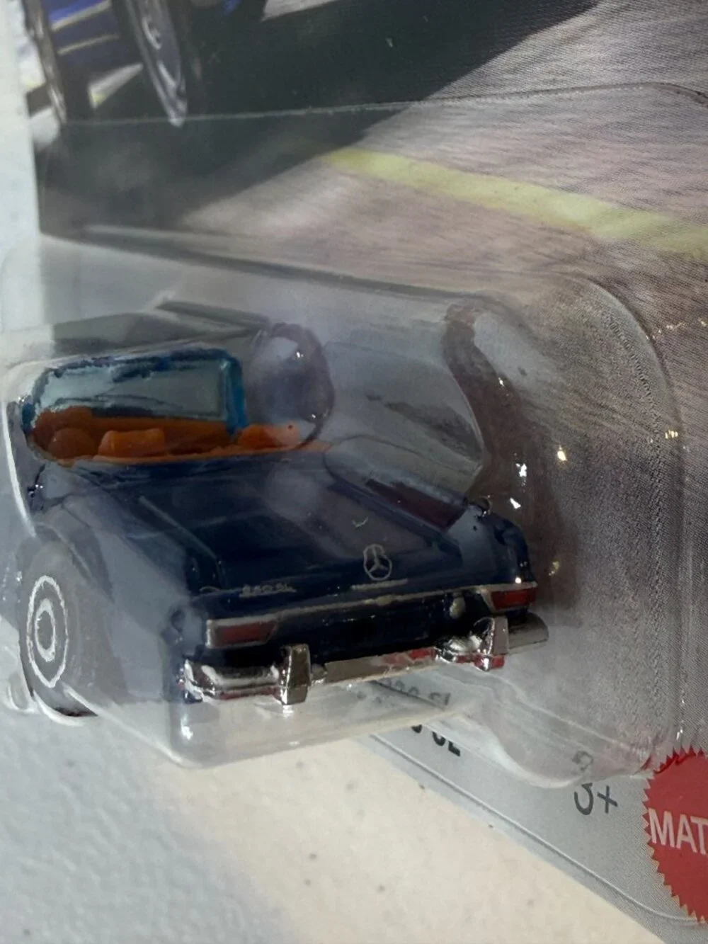 Matchbox 1963 Mercedes-Benz 230 SL Blue 55/125 New